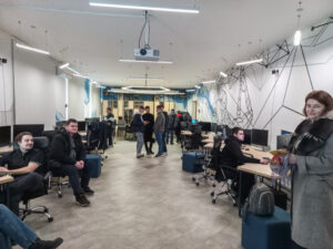 Elevi in vizita la Facultatea de Matematica si Informatica, USM