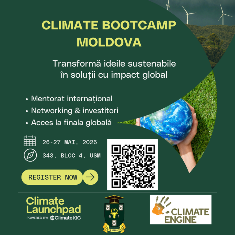 ClimateLaunchpad Moldova 2026 – Bootcamp